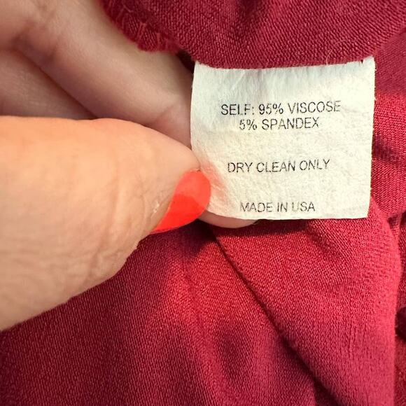 James & Joy red cold shoulder tunic top size Small - Picture 4 of 11